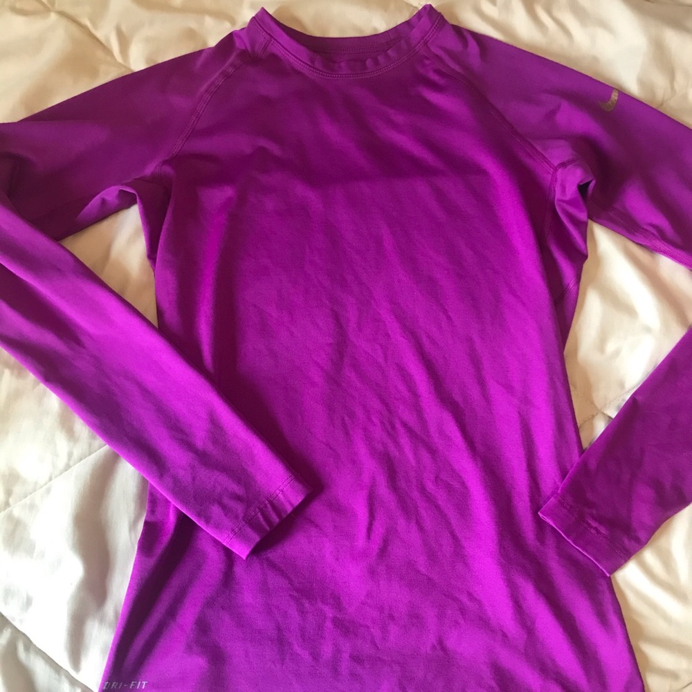 Fleece lined Nike running top